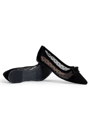 Sapatilha tela preta