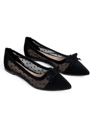 Sapatilha tela preta